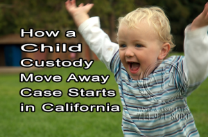 Do YOU KNOW, How a Child Custody Move Away Case Starts in California