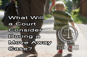 Do YOU KNOW, what a California Court will Consider During a Move-Away/Relocation Case?