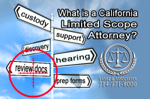 What can an OC California Limited Scope Attorney help me with?