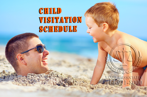 California Child Visitation Schedule for Orange County