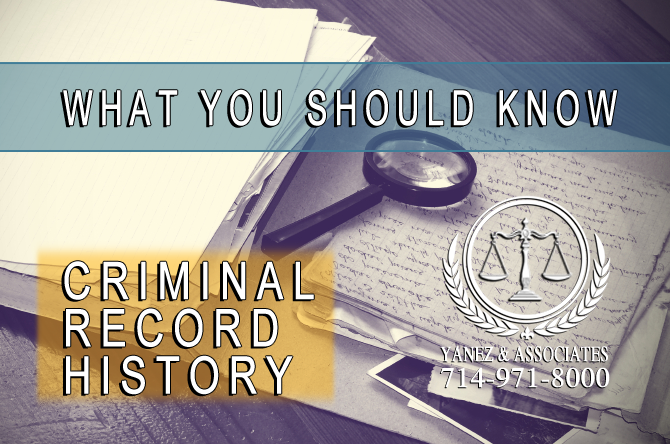Obtaining Your Criminal Record History in Orange County, California