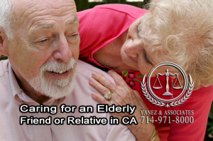 Caring for an Elderly Friend or Relative in California