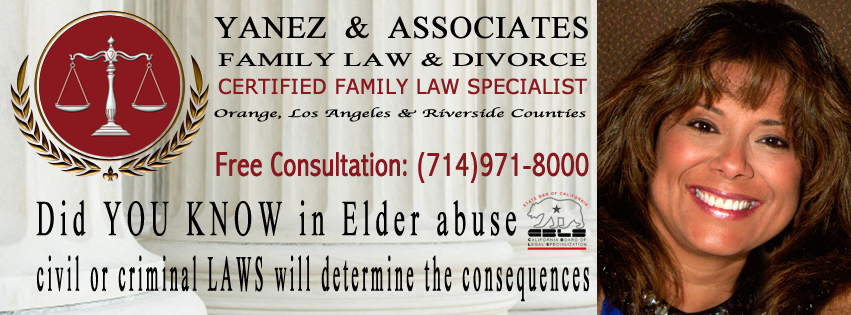 If you are aware that abuse is taking place, contact an elder abuse attorney in Orange County. Schedule your free initial consultation with Yanez & Associates today.