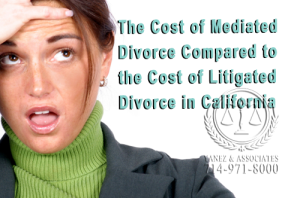 What is the Cost of Mediated Divorce Compared to the Cost of Litigated Divorce in California