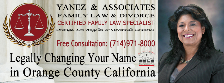 Attorney for Legally Changing Your Name in Orange County California