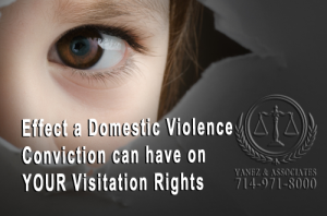 Effect a Domestic Violence Conviction can have on YOUR Visitation Rights