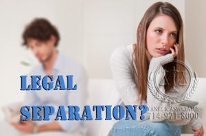 is a Legal Separation in Orange County or Los Angeles for me?
