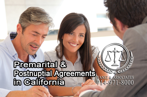 Premarital and Postnuptial Agreements in California