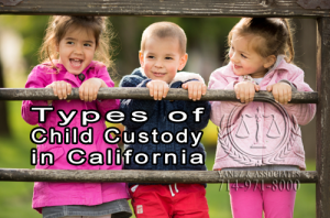 What are the Types of Child Custody in California