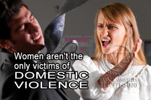 Women aren't the only victims of DOMESTIC VIOLENCE in California