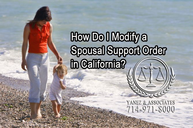 How Do I Modify a Spousal Support Order in California?