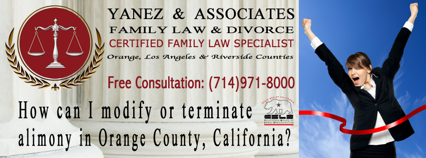 How can I modify or terminate alimony in Orange County