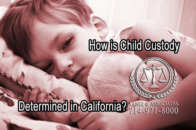 How is Child Custody Determined in California?
