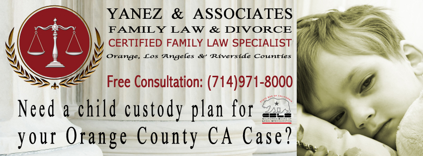 Need a child custody plan for Orange County case