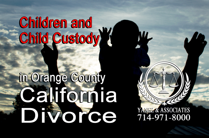 Children and Child Custody in OC California Divorce