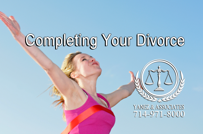 Completing Your Divorce in Orange California