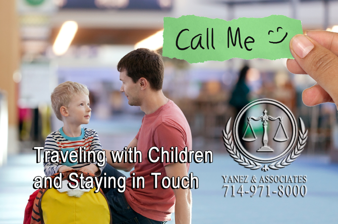 california custody - Traveling with Children and Staying in Touch
