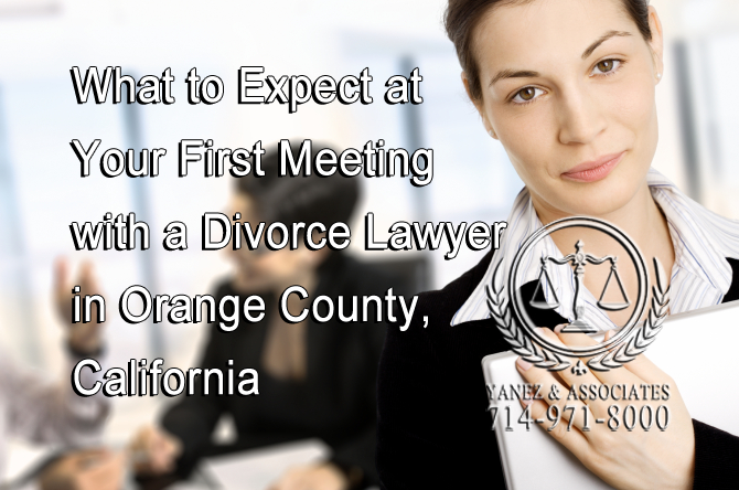 What to Expect at Your First Meeting with a Divorce Lawyer in California
