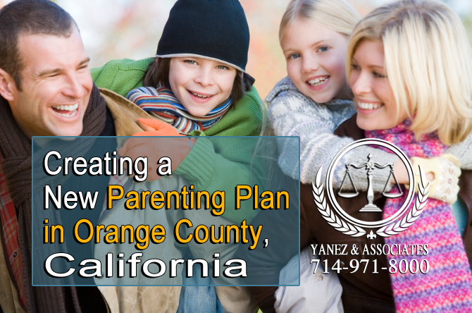 Creating a New Parenting Plan in Orange County California