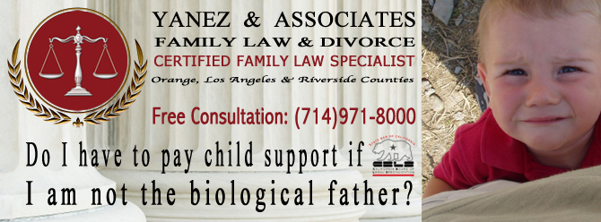 Do I have to pay child support if I am not the biological father in California?