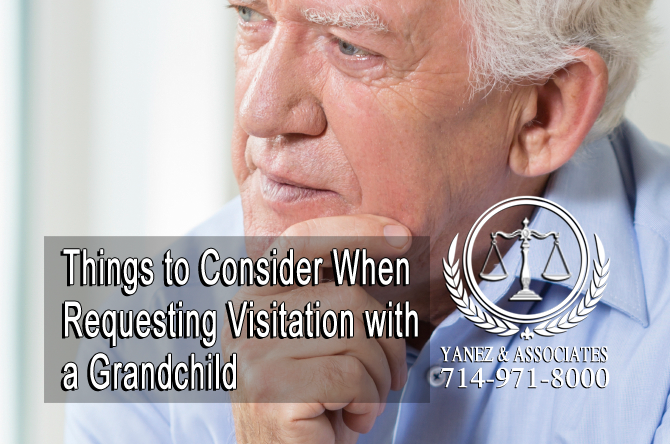 Things to Consider When Requesting Visitation with a Grandchild in Santa Ana CA