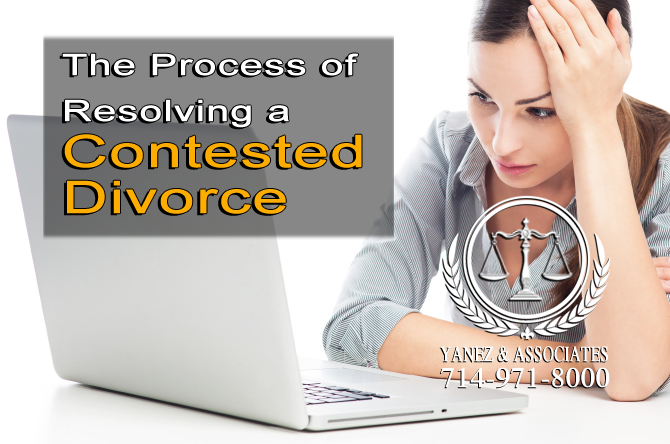 The Process of Resolving a Contested Divorce
