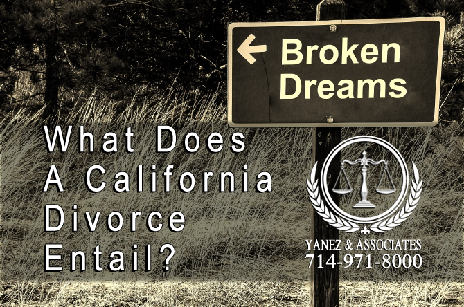 What Does A California Divorce Entail?