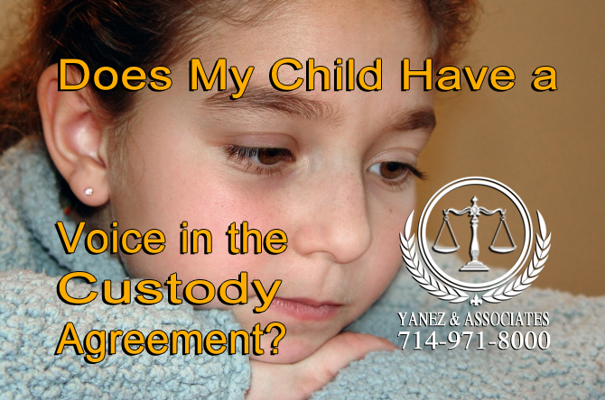 Does My Child Have a Voice in the Custody Agreement?
