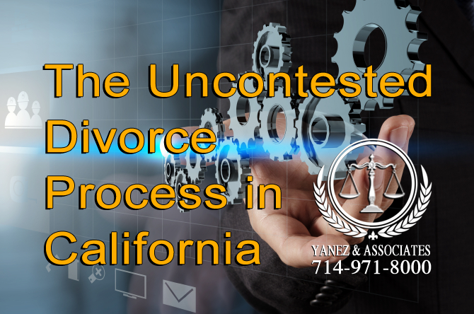 The Uncontested Divorce Process in California