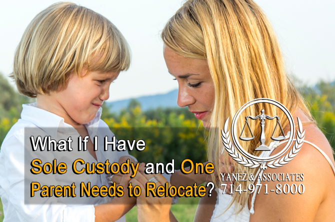 What If I Have Sole Custody and One Parent Needs to Relocate?