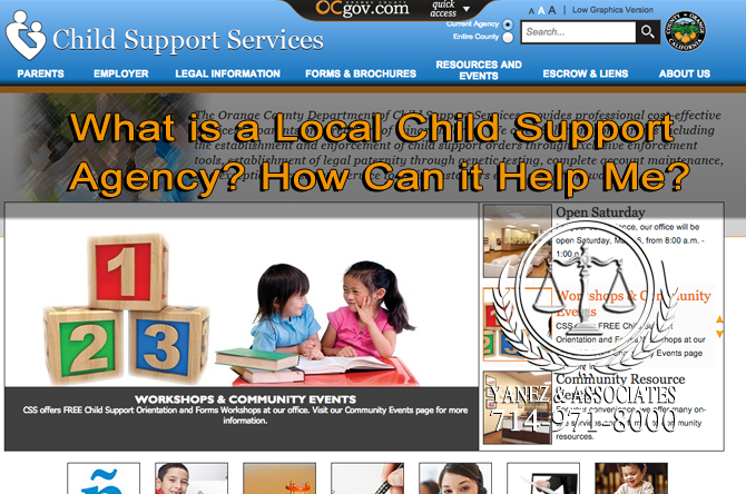 What is a Local Child Support Agency? How Can it Help Me?