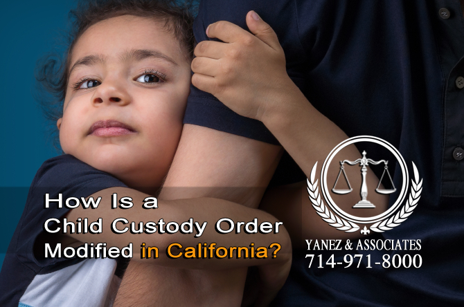 How Is a Child Custody Order Modified in California?