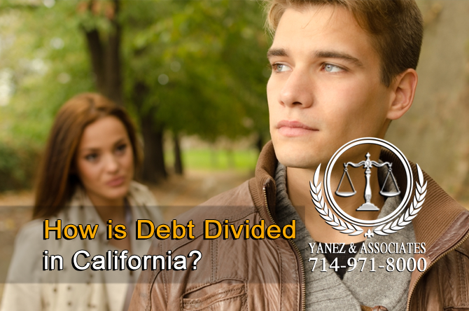 How is Debt Divided in California?