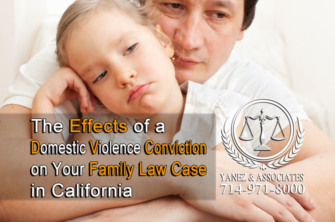 The Effects of a Domestic Violence Conviction on Your Family Law Case in California