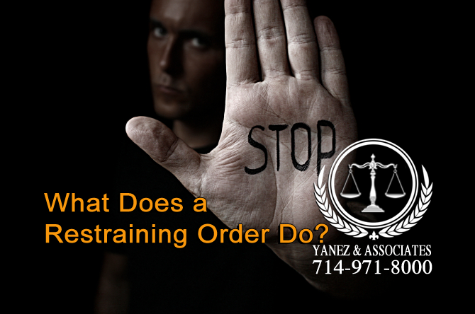 What Does a Restraining Order Do?