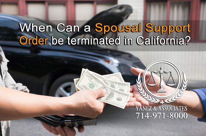 When Can a Spousal Support Order be terminated?