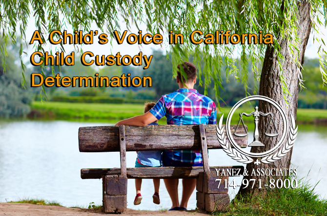 A Child’s Voice in California Child Custody Determination