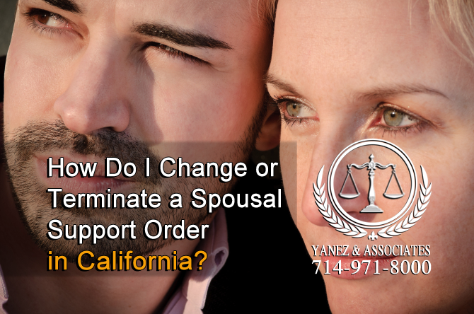 How Do I Change or Terminate a Spousal Support Order?