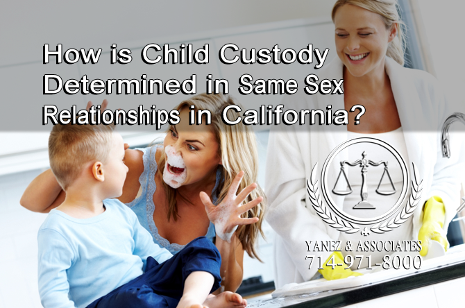 How is Child Custody Determined in Same Sex Relationships in California?