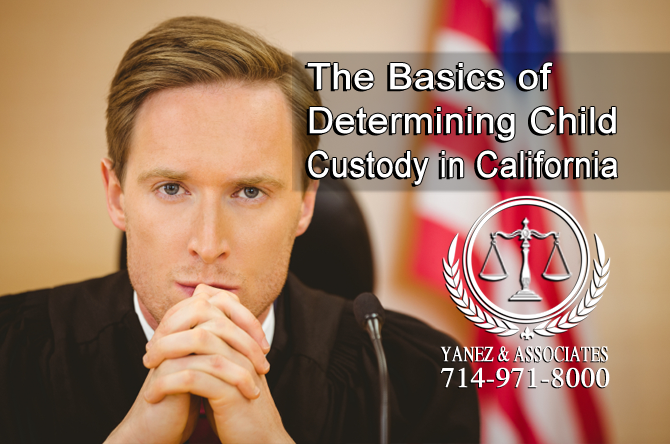 The Basics of Determining Child Custody in California