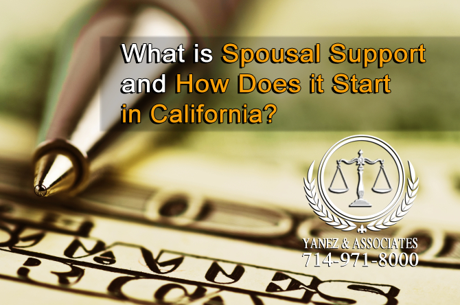 What is Spousal Support and How Does it Start in California?