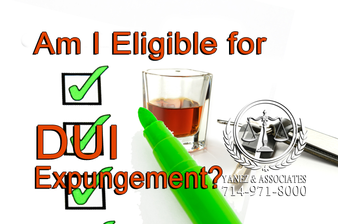 How do I know if I am Eligible for DUI Expungement in Orange County California?