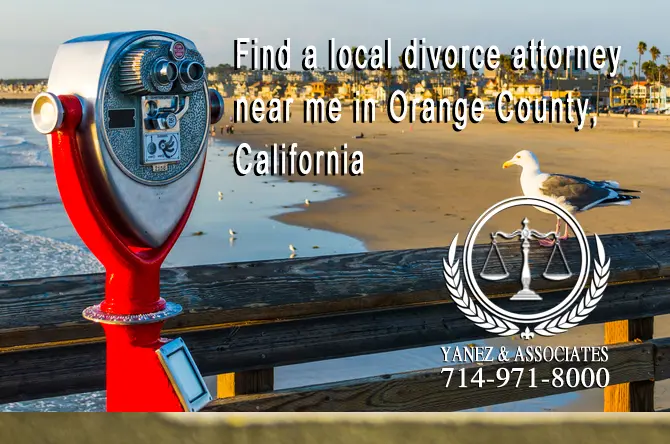 Find a local divorce attorney near me in Orange County | Orange County divorce lawyer helping client